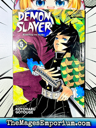 Demon Slayer Vol 5 - The Mage's Emporium Viz Media outofstock Used English Manga Japanese Style Comic Book