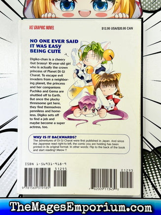 Di Gi Charat Vol 1 - The Mage's Emporium Viz Media 2409 BackInStock Used English Manga Japanese Style Comic Book