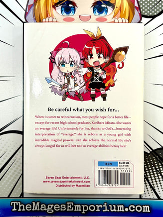 Didn't I Say To Make My Abilities Average in the Next Life?! The Manga Vol 1 - The Mage's Emporium Seven Seas 2411 BackInStock Used English Manga Japanese Style Comic Book