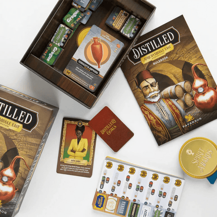 Distilled: Africa & Middle East Expansion - The Mage's Emporium Little Shop of Magic Little Shop of Magic Shopify Collective Used English Board Game Japanese Style Comic Book