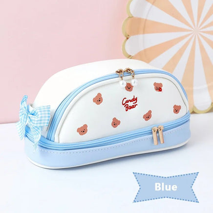 Double Compartment Pencil Bag - The Mage's Emporium Kore Kawaii Kore Kawaii Shopify Collective Used English Japanese Style Comic Book
