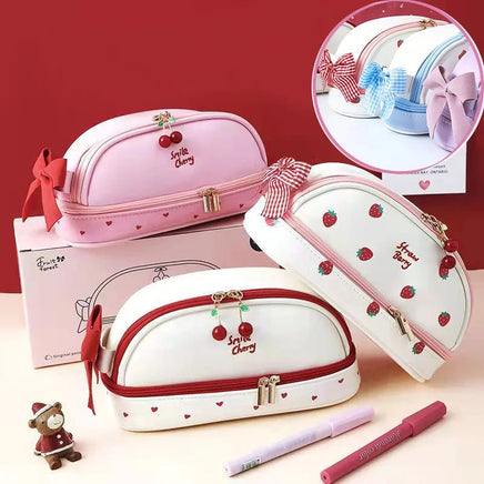 Double Compartment Pencil Bag - The Mage's Emporium Kore Kawaii Kore Kawaii Shopify Collective Used English Japanese Style Comic Book