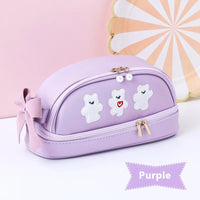 Double Compartment Pencil Bag - The Mage's Emporium Kore Kawaii Kore Kawaii Shopify Collective Used English Japanese Style Comic Book