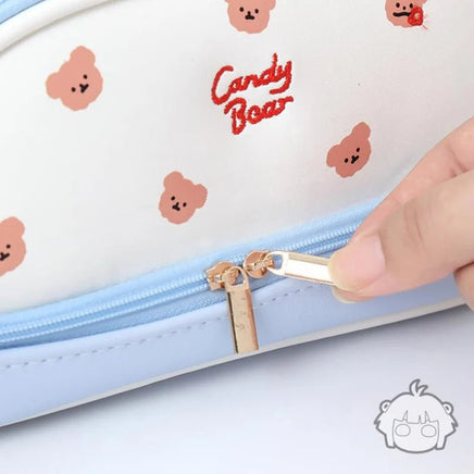 Double Compartment Pencil Bag - The Mage's Emporium Kore Kawaii Kore Kawaii Shopify Collective Used English Japanese Style Comic Book