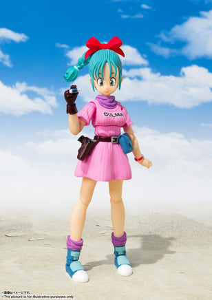 Dragon Ball - Bulma S.H Figuarts Action Figure (Re - Run) (Adventure Begins Ver.) - The Mage's Emporium Super Anime Store Shopify Collective Super Anime Store Used English Figures Japanese Style Comic Book