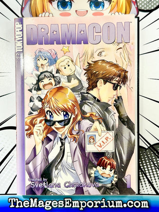 Dramacon Vol 1 - The Mage's Emporium Tokyopop 2409 BackInStock Used English Manga Japanese Style Comic Book