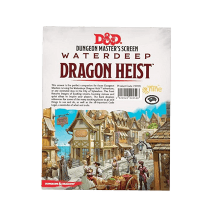 Dungeon Master’s Screen: Waterdeep | D&D - The Mage's Emporium Golem Games Golem Games Shopify Collective Used English Japanese Style Comic Book