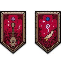 Dungeons & Dragons Character Class Augmented Reality Enamel Pin Set of 12 - Shared Exclusive - The Mage's Emporium ToyShnip Shopify Collective ToyShnip Used English Brooches & Lapel Pins Japanese Style Comic Book