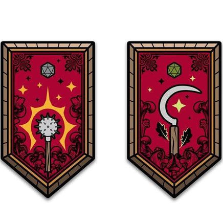 Dungeons & Dragons Character Class Augmented Reality Enamel Pin Set of 12 - Shared Exclusive - The Mage's Emporium ToyShnip Shopify Collective ToyShnip Used English Brooches & Lapel Pins Japanese Style Comic Book