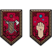 Dungeons & Dragons Character Class Augmented Reality Enamel Pin Set of 12 - Shared Exclusive - The Mage's Emporium ToyShnip Shopify Collective ToyShnip Used English Brooches & Lapel Pins Japanese Style Comic Book