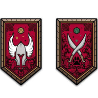Dungeons & Dragons Character Class Augmented Reality Enamel Pin Set of 12 - Shared Exclusive - The Mage's Emporium ToyShnip Shopify Collective ToyShnip Used English Brooches & Lapel Pins Japanese Style Comic Book