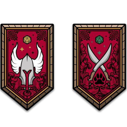 Dungeons & Dragons Character Class Augmented Reality Enamel Pin Set of 12 - Shared Exclusive - The Mage's Emporium ToyShnip Shopify Collective ToyShnip Used English Brooches & Lapel Pins Japanese Style Comic Book