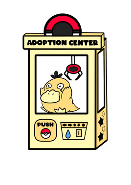 Pokemon: Psyduck Adoption Center Enamel Pin