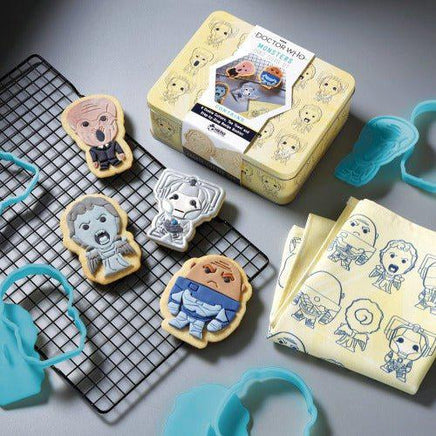 Eaglemoss Doctor Who Monsters Cookie Cutter & Tea Towel Tin - The Mage's Emporium ToyShnip Shopify Collective ToyShnip Used English Action Figure Japanese Style Comic Book