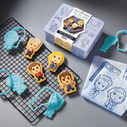 Eaglemoss Doctor Who Tea Time Lords Cookie Cutter & Tea Towel Tin - The Mage's Emporium ToyShnip Shopify Collective ToyShnip Used English Action Figure Japanese Style Comic Book