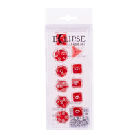 Eclipse Acrylic RPG Dice Set (11ct) - The Mage's Emporium Ultra PRO International Shopify Collective Ultra PRO International Used English Dice Japanese Style Comic Book