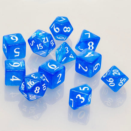 Eclipse Acrylic RPG Dice Set (11ct) - The Mage's Emporium Ultra PRO International Shopify Collective Ultra PRO International Used English Dice Japanese Style Comic Book