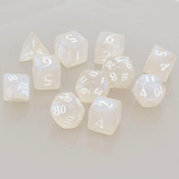 Eclipse Acrylic RPG Dice Set (11ct) - The Mage's Emporium Ultra PRO International Shopify Collective Ultra PRO International Used English Dice Japanese Style Comic Book