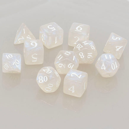 Eclipse Acrylic RPG Dice Set (11ct) - The Mage's Emporium Ultra PRO International Shopify Collective Ultra PRO International Used English Dice Japanese Style Comic Book