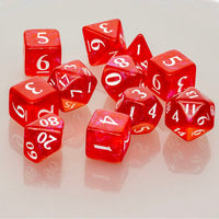 Eclipse Acrylic RPG Dice Set (11ct) - The Mage's Emporium Ultra PRO International Shopify Collective Ultra PRO International Used English Dice Japanese Style Comic Book