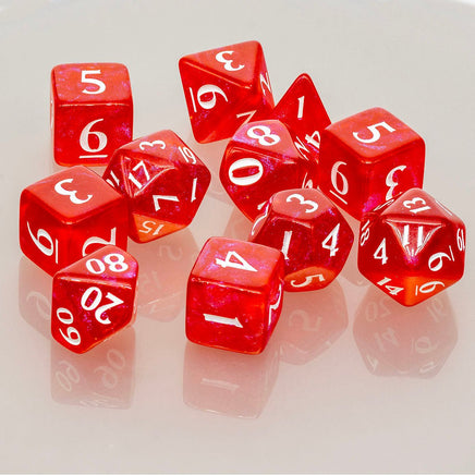 Eclipse Acrylic RPG Dice Set (11ct) - The Mage's Emporium Ultra PRO International Shopify Collective Ultra PRO International Used English Dice Japanese Style Comic Book