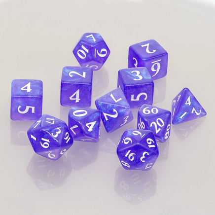 Eclipse Acrylic RPG Dice Set (11ct) - The Mage's Emporium Ultra PRO International Shopify Collective Ultra PRO International Used English Dice Japanese Style Comic Book
