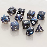 Eclipse Acrylic RPG Dice Set (11ct) - The Mage's Emporium Ultra PRO International Shopify Collective Ultra PRO International Used English Dice Japanese Style Comic Book