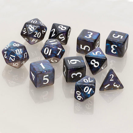 Eclipse Acrylic RPG Dice Set (11ct) - The Mage's Emporium Ultra PRO International Shopify Collective Ultra PRO International Used English Dice Japanese Style Comic Book