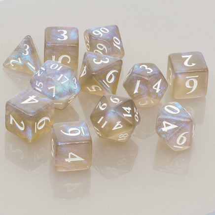 Eclipse Acrylic RPG Dice Set (11ct) - The Mage's Emporium Ultra PRO International Shopify Collective Ultra PRO International Used English Dice Japanese Style Comic Book