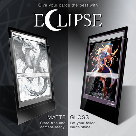 Eclipse Gloss Small Deck Protector Sleeves (60ct) - The Mage's Emporium Ultra PRO International Shopify Collective Ultra PRO International Used English Deck Protectors Japanese Style Comic Book