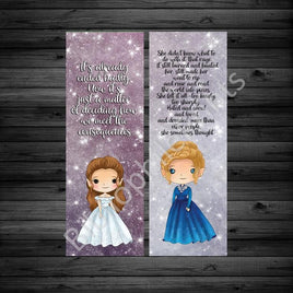 Elaine/ Nesta Double Sided Bookmark - The Mage's Emporium White Rose Books & More Shopify Collective White Rose Books & More Used English Bookmark Japanese Style Comic Book