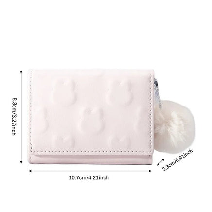 Embossed Bunny Pattern Wallets - The Mage's Emporium Kore Kawaii Kore Kawaii Shopify Collective Used English Japanese Style Comic Book