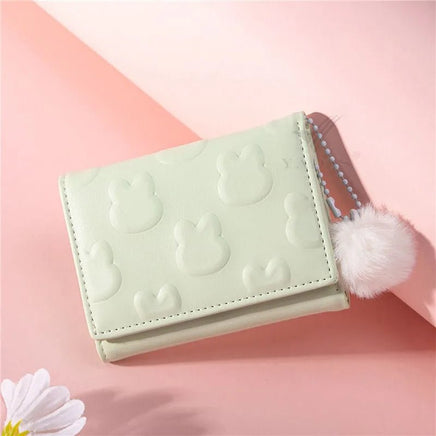 Embossed Bunny Pattern Wallets - The Mage's Emporium Kore Kawaii Kore Kawaii Shopify Collective Used English Japanese Style Comic Book