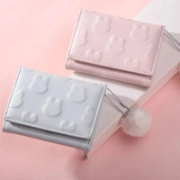 Embossed Bunny Pattern Wallets - The Mage's Emporium Kore Kawaii Kore Kawaii Shopify Collective Used English Japanese Style Comic Book