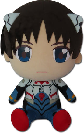 EVANGELION NEW MOVIE - SHINJI PLUG SUIT SITTING PLUSH - The Mage's Emporium Super Anime Store Shopify Collective Super Anime Store Used English Figures Japanese Style Comic Book