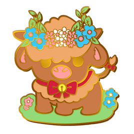 Pride Cow: Transgender Rainbow LGBTQIA+ Enamel Pin
