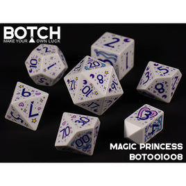 7 Piece Die Set Botch Dice: Magic Princess
