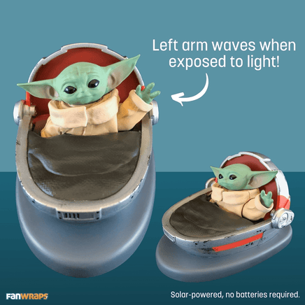 FanWraps: Star Wars: The Mandalorian - The Child (Grogu) Solar Powered Dashboard Waver - The Mage's Emporium Shumi Toys & Gifts Shopify Collective Shumi Toys & Gifts Used English Dashboard Waver Japanese Style Comic Book