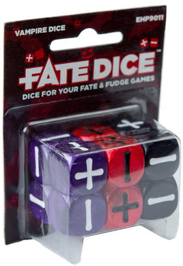 Fate Core Dice: Vampire Dice - The Mage's Emporium PunkOuter Games PunkOuter Games Shopify Collective Used English Dice Japanese Style Comic Book