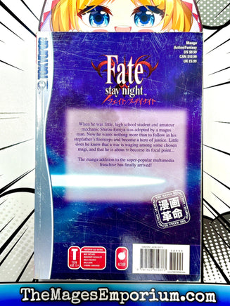 Fate/Stay Night Vol 1 - The Mage's Emporium Tokyopop outofstock Used English Manga Japanese Style Comic Book