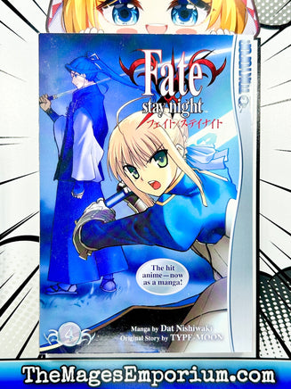 Fate/Stay Night Vol 4 - The Mage's Emporium Tokyopop 2406 alltags description Used English Manga Japanese Style Comic Book