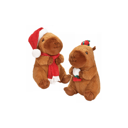 Fiesta: Holiday - 10.5 Inch Christmas Capybara - The Mage's Emporium Shumi Toys & Gifts Shopify Collective Shumi Toys & Gifts Used English Plush Japanese Style Comic Book