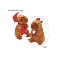 Fiesta: Holiday - 10.5 Inch Christmas Capybara - The Mage's Emporium Shumi Toys & Gifts Shopify Collective Shumi Toys & Gifts Used English Plush Japanese Style Comic Book