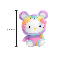 Fiesta: Sanrio - Hello Kitty Rainbow Sherbet (Bear) 9.5 - Inch Plush - The Mage's Emporium Shumi Toys & Gifts Shopify Collective Shumi Toys & Gifts Used English Plush Japanese Style Comic Book
