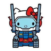 FiGPiN #779 - Gundam x Sanrio - Guntank Hello Kitty Enamel Pin - Limited Edition - The Mage's Emporium ToyShnip Shopify Collective ToyShnip Used English Brooches & Lapel Pins Japanese Style Comic Book