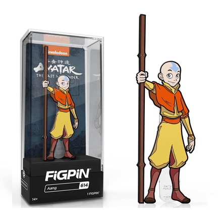 FiGPiN: Avatar The Last Airbender - Aang #614 - The Mage's Emporium Shumi Toys & Gifts Shopify Collective Shumi Toys & Gifts Used English FiGPiN Japanese Style Comic Book