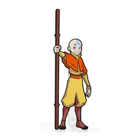 FiGPiN: Avatar The Last Airbender - Aang #614 - The Mage's Emporium Shumi Toys & Gifts Shopify Collective Shumi Toys & Gifts Used English FiGPiN Japanese Style Comic Book