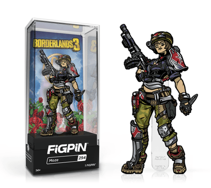 FiGPiN: Borderlands 3 - Moze #254 - The Mage's Emporium Shumi Toys & Gifts Shopify Collective Shumi Toys & Gifts Used English FiGPiN Japanese Style Comic Book
