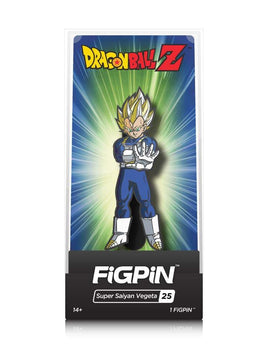 FiGPiN: Dragon Ball Z - Super Saiyan Vegeta #25 - The Mage's Emporium Shumi Toys & Gifts Shopify Collective Shumi Toys & Gifts Used English FiGPiN Japanese Style Comic Book