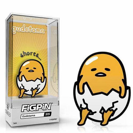 FiGPiN Enamel Pin - Gudetama Limited Edition - Select Figure(s) - The Mage's Emporium ToyShnip Shopify Collective ToyShnip Used English Brooches & Lapel Pins Japanese Style Comic Book